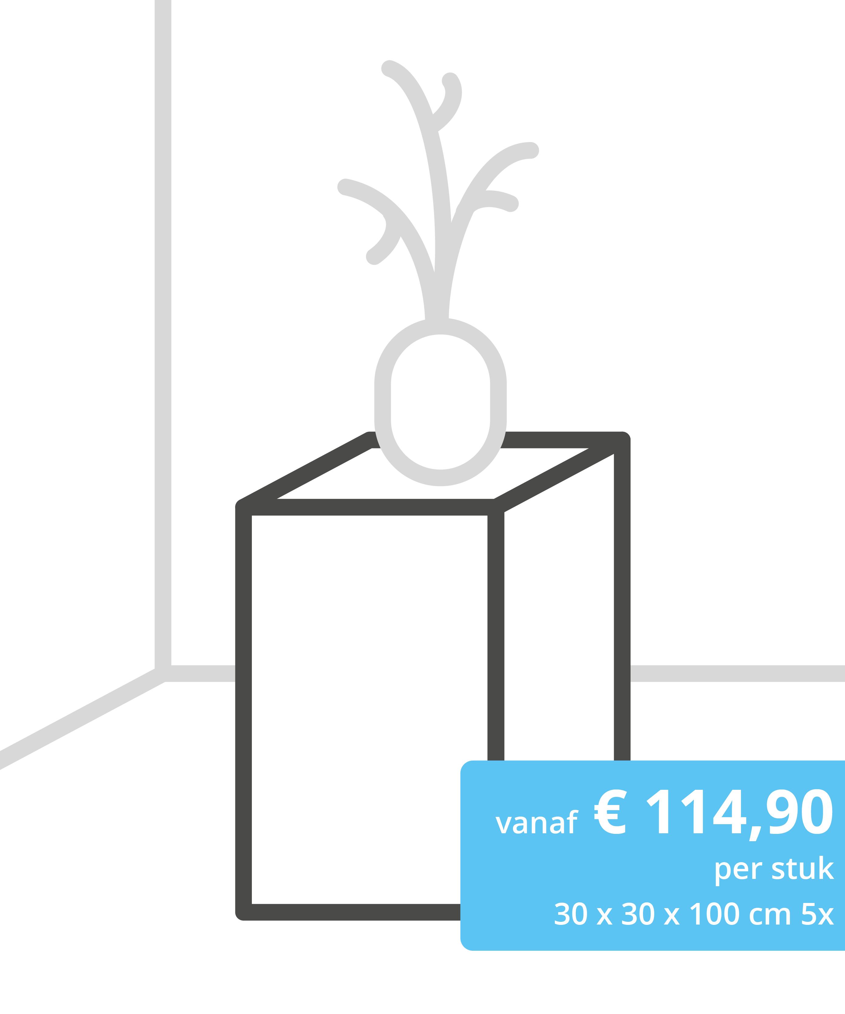 Sokkels spuiten