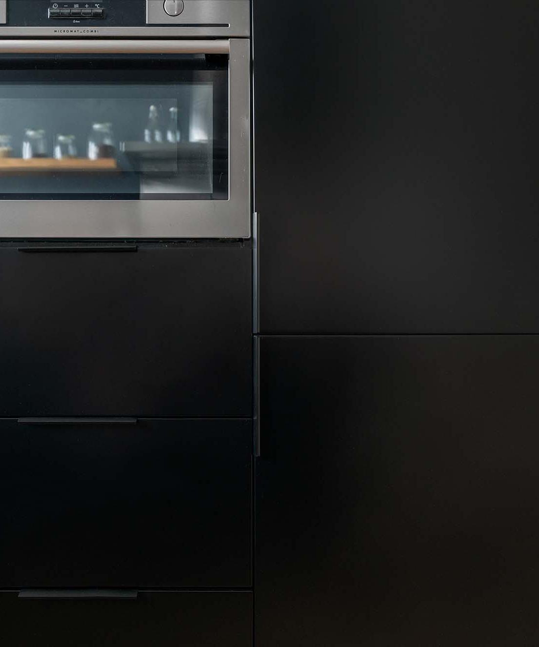 Keuken na spuitwerk
