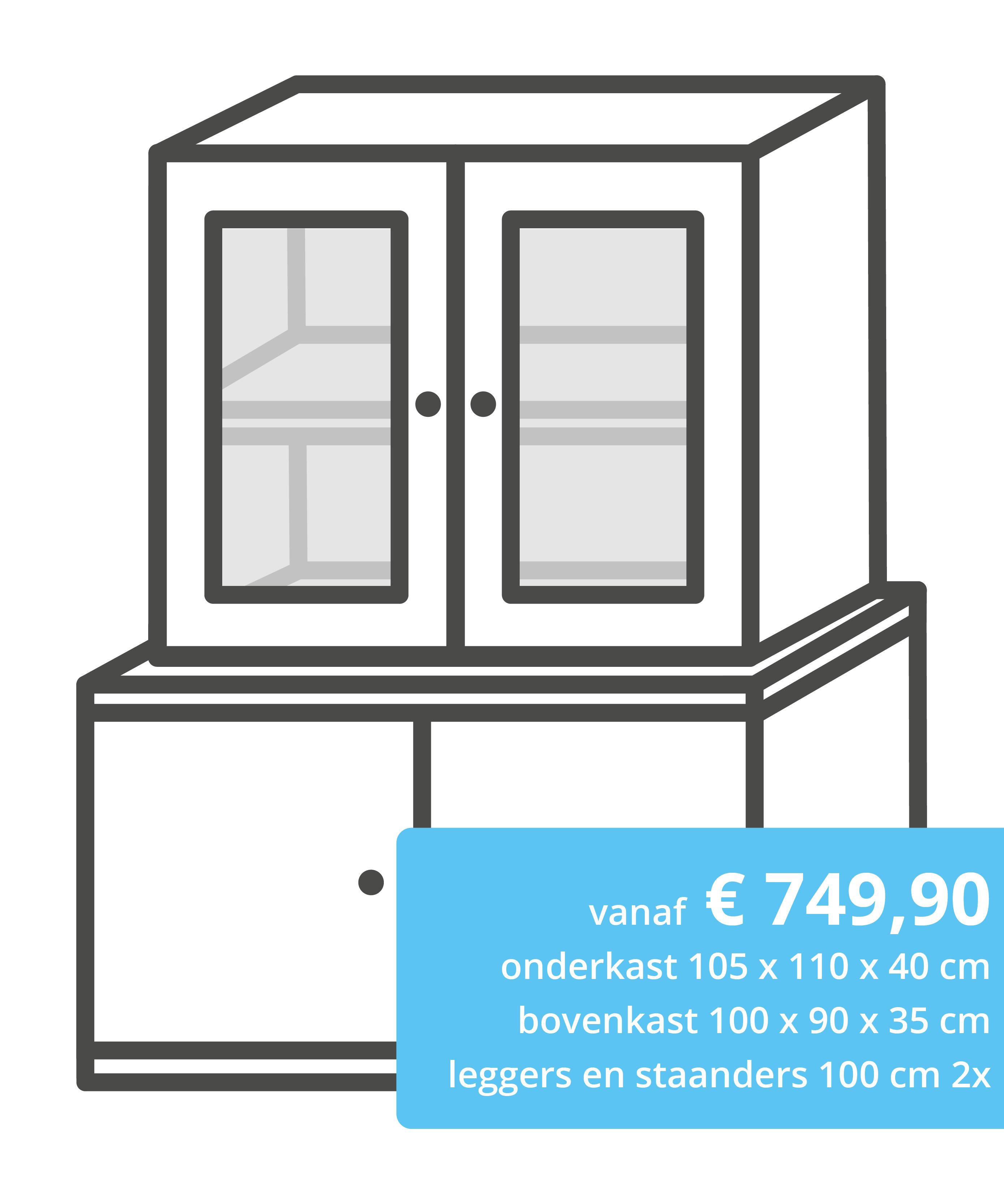 Servieskast spuiten