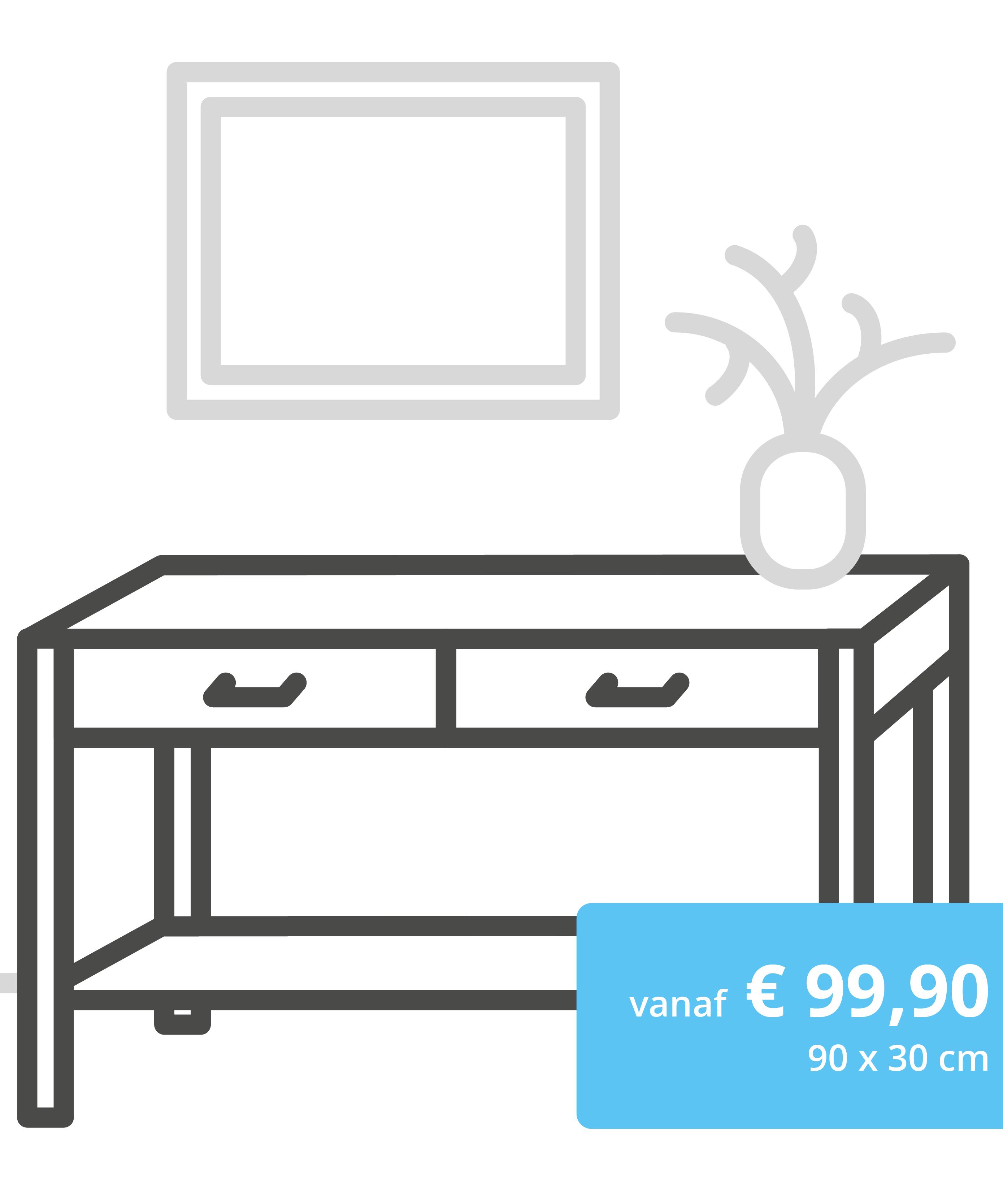 Sidetable spuiten