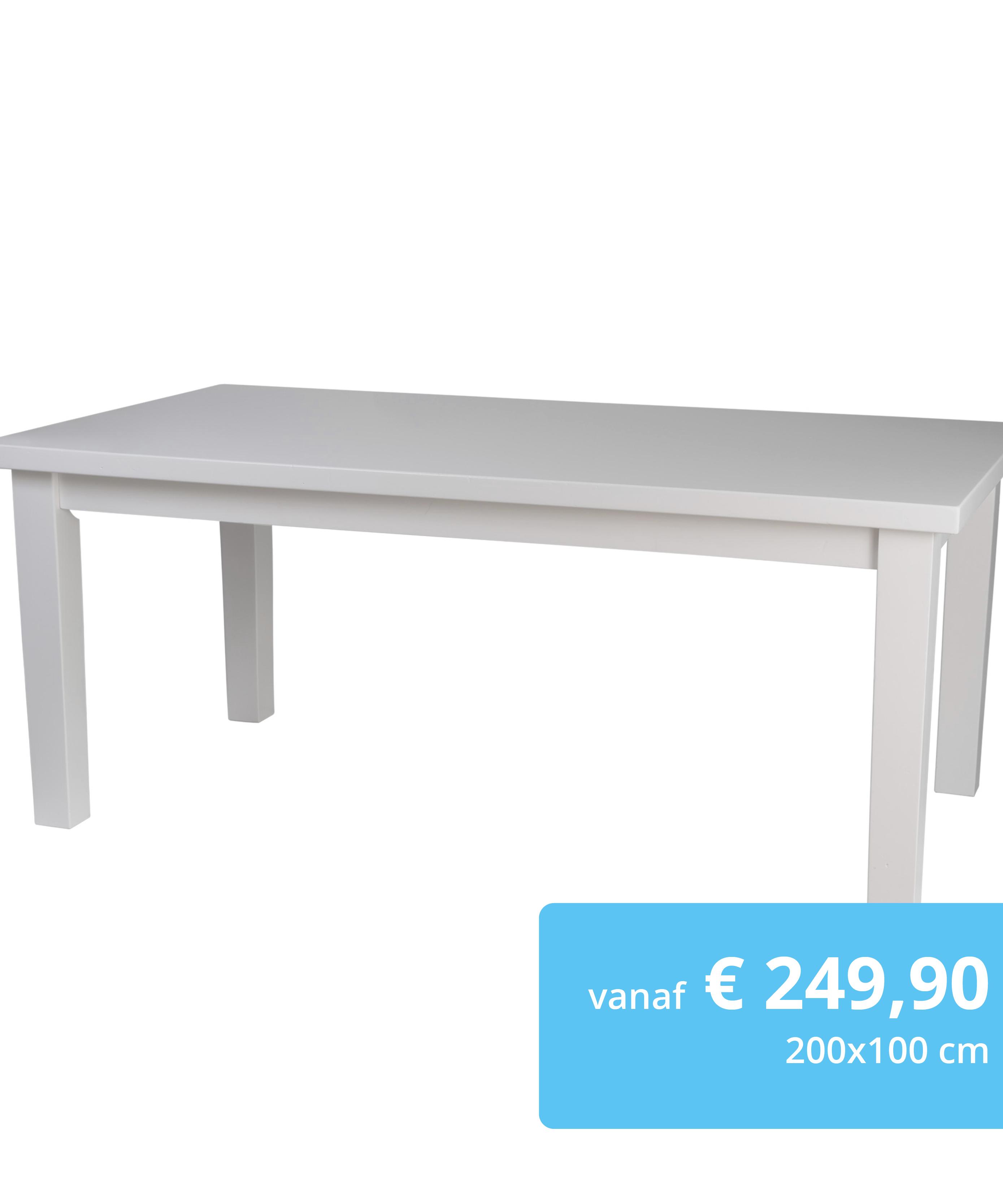 Eettafel spuiten